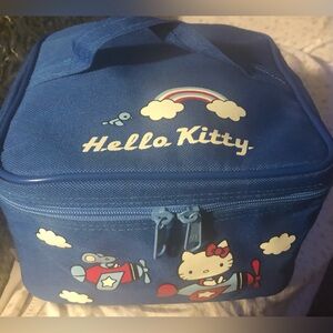 Vintage Sanrio Hello Kitty 2 Lunch Box Container Insulated Zipper Bag